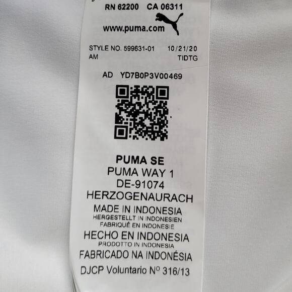 NWT Puma PWRSHAPE Colorblock Skort Size L White Navy Activewear Athletic Skirt - Picture 9 of 16